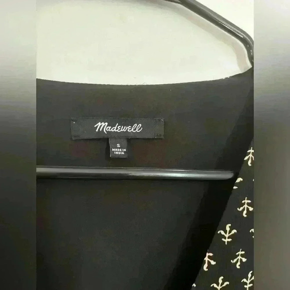 Madewell Sheer Long Sleeve Top in Brushstroke Paisley Mix Size Small - Picture 3 of 4